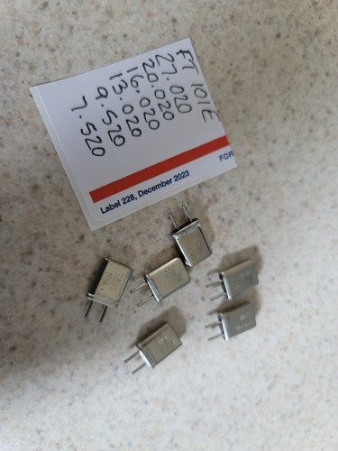 Crystals for yaesu - 6, 101e