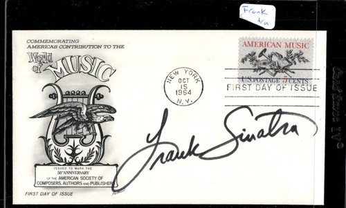 Frank sinatra signed 1st day - sinatra,