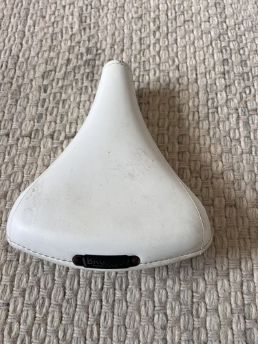 Vintage brooks white sprung - vintage,