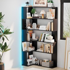 169cm Bookshelf Corner Storage