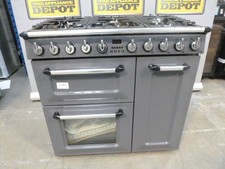 Smeg Range Cooker Slate Grey TR93GR 90cm Dual Fuel Graded (CH-2814)