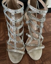 stileto strappy ankle shoes
