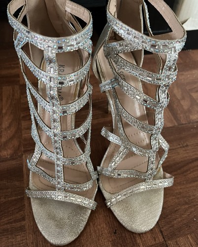 Stileto strappy ankle shoes - strappy,
