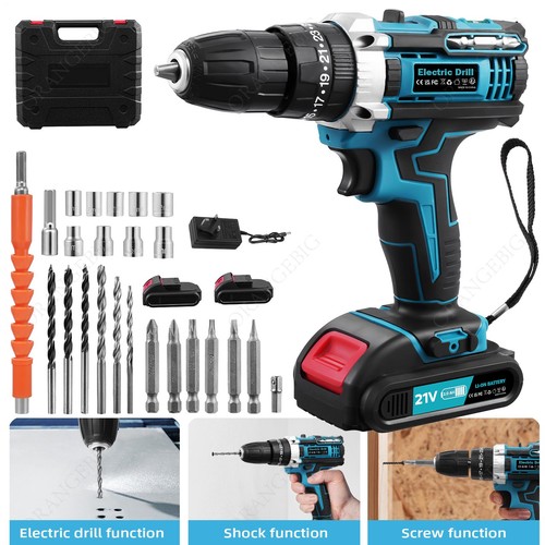 Cordless hammer drill set - cordless,