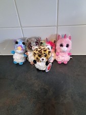 5x Mini Motsu  Soft Toys. Very Collectable. From 2016 Onwards.