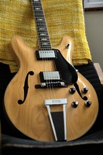 Vintage 1974 Yamaha SA-60 Super Axe Natural Finish with Hard Case MIJ