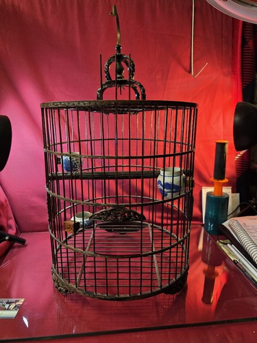 Antique chinese bamboo bird - chinese,