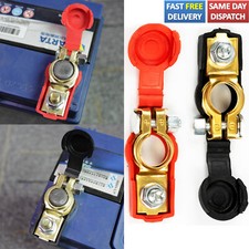 2pc Heavy Duty Car Battery Terminals Connectors Quick Release Cut Off Clamps 12V