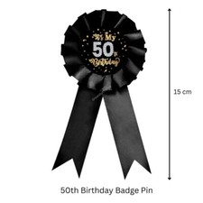 Black gold 50th Tablecloth