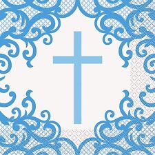 Blue Cross Paper Napkins