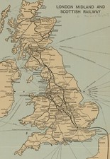 1920s map of LMS network