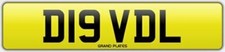 DAVID L REGISTRATION DAVY DAVE NUMBER PLATE DVE DVD D19 VDL NO FEE DAVIES DAVIDS