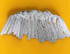 Vintage Lace Trim Edging Job Lot Crafting Bundle 20 Assorted Designs White Ivory