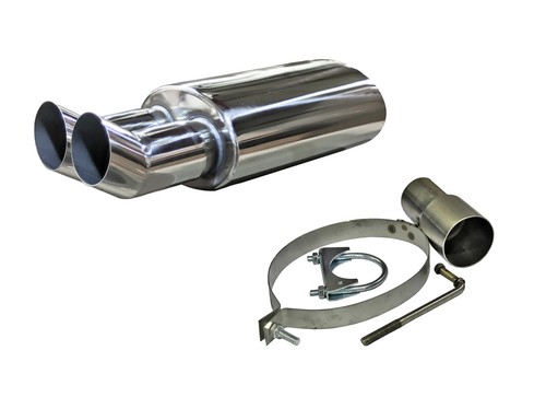Twin stainless steel tip - stainless,