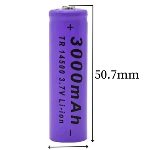 14500 3000mah size aa - 3.7v, 3000mah.