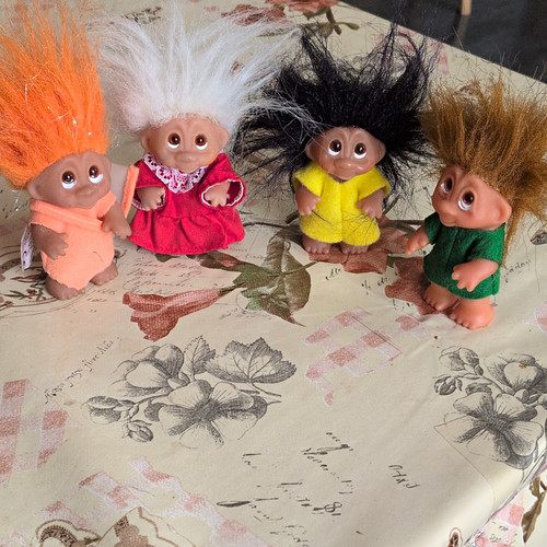 Lot dam troll dolls - lot,