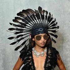 American Chief Indian Native Hat Headband