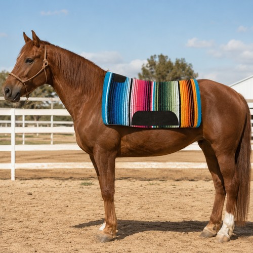 Western saddle pad 30x30 multi - saddle,