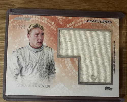 Topps eccellenza 2025 mika - f1,