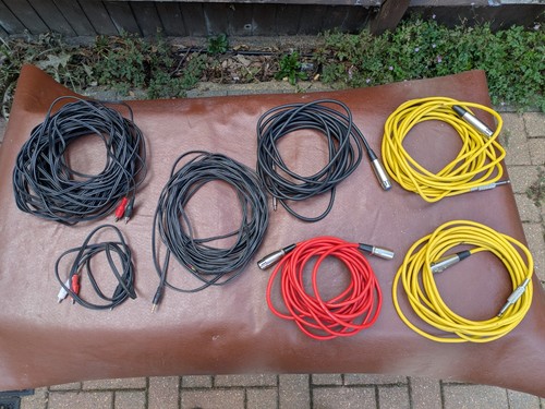 Cable job lot - xlr, 1/4"