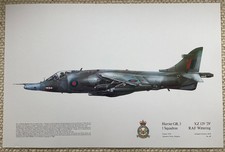 Squadron Print No 43 Harrier