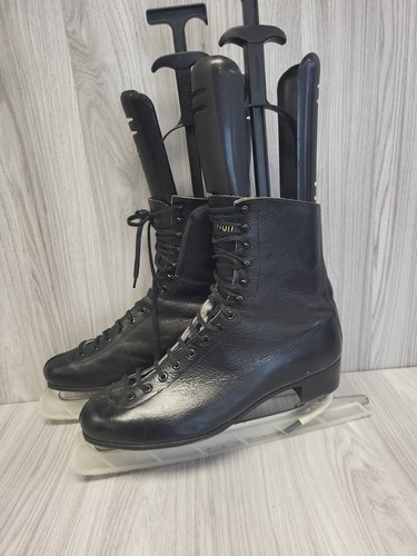 Hudora black leather vintage - black,