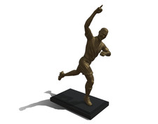 Alan Shearer statue at