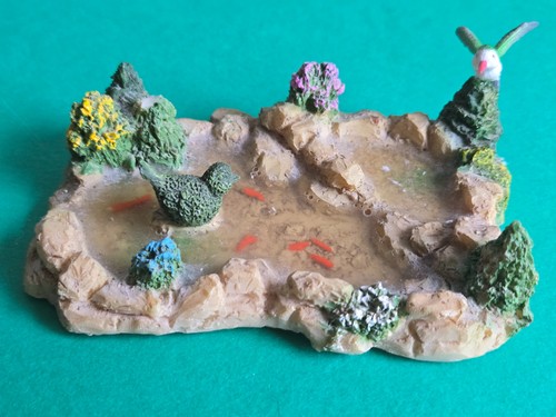 Doll house resin garden - house,
