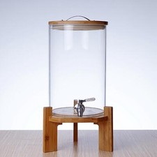 Glass Drink Barrel Dispenser