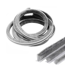 10M Hairy Seal Brush Pile Casement Sliding Door Weather Strip Draught Excluder