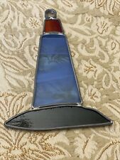 STAINED GLASS NAUTICAL LIGHTHOUSE SUNCATCHER
