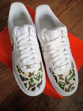 Nike Bape Camo Air Force 1 Custom UK 8.5