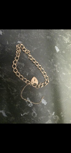 9ct gold curb - link, bracelet