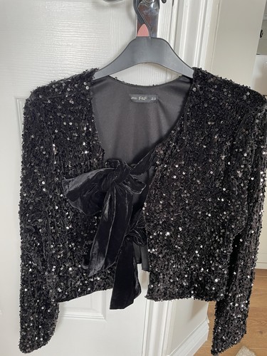Black sequin bolero - f&f,