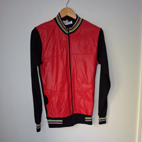 Varsity bomber jacket red - varsity,