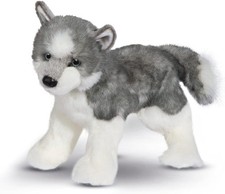 Douglas Sasha Husky Dog Plush Stuffed Animal 16" (41 cm) long.