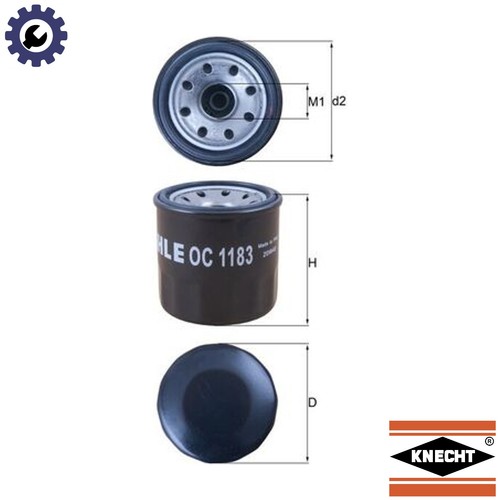 Oil filter 1183 for - oc,