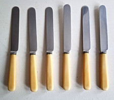 6 Vintage Matching Faux Bone