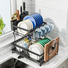 2 Tiers Dish Drainer