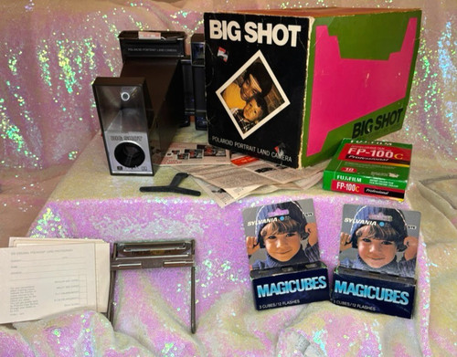 Vintage polaroid big - vintage, shot