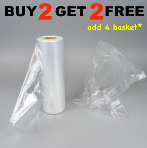 Clear food bags - clear, 500