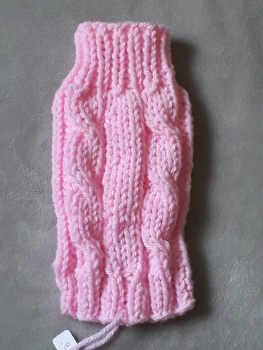 Long hand knitted dog - 14",