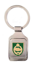 British Army Royal Tank Regiment Badge Brushed Steel Key Fob