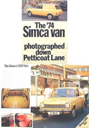 Simca 1100 van 1973 - simca, 1973-74