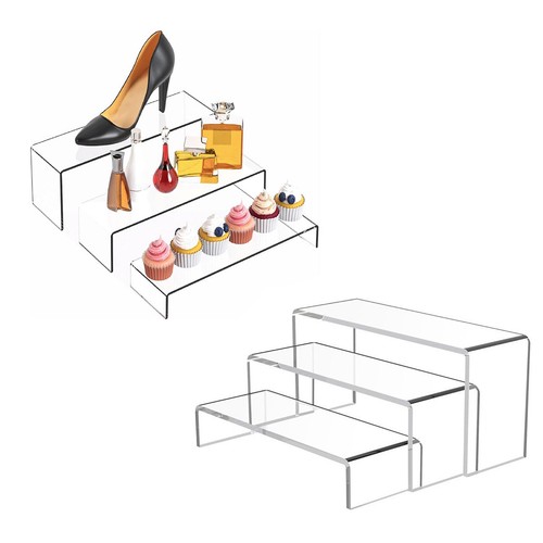 Acrylic clear display plinths - clear,
