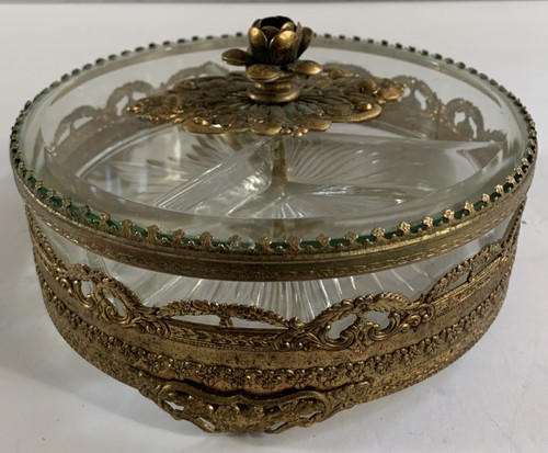 Vtg gold ormolu hollywood - gold,
