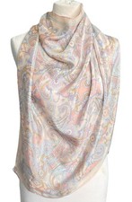 VINTAGE 100% SILK ECHO SCARF