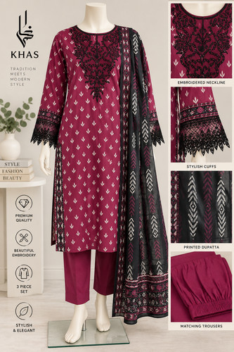 Khas pakistani piece suit - khas,