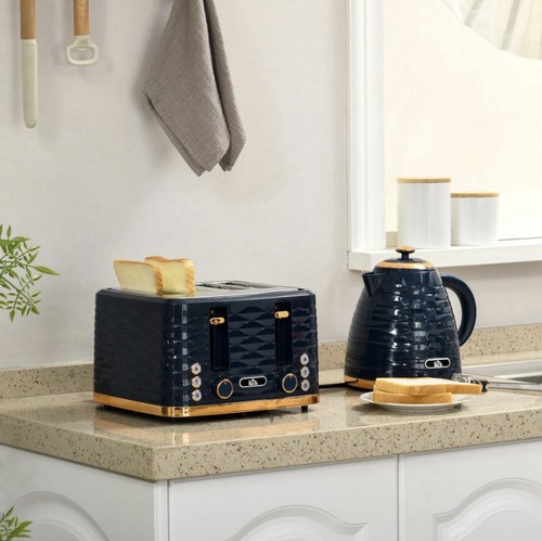 Homcom blue kettle 4 - blue, &