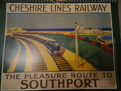 Historic railway poster - historic,